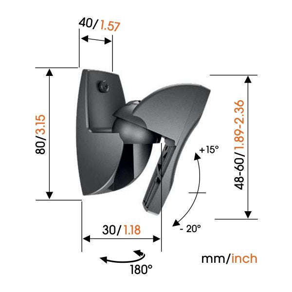 Vogel's VLB 500 Loudspeaker Wall Mount