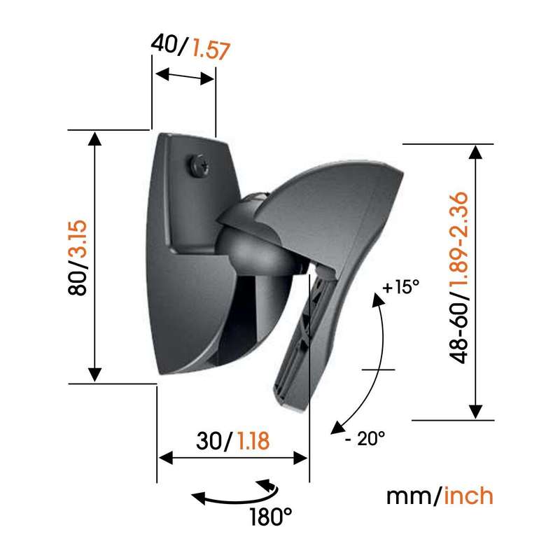 Physix VLB 500 Loudspeaker Wall Mount