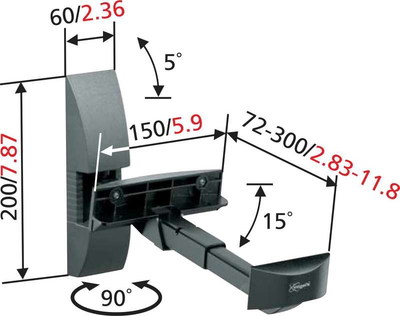 Physix VLB 200 Loudspeaker Wall Mount