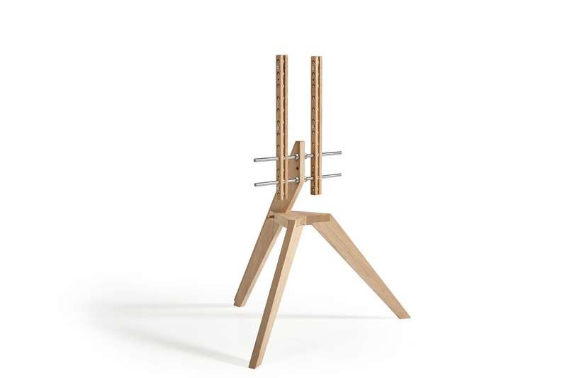 Vogel's Next OP1 TV Floorstand - Light Oak