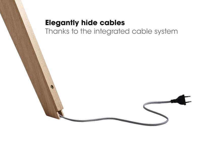 Vogel's Next OP1 TV Floorstand - Light Oak