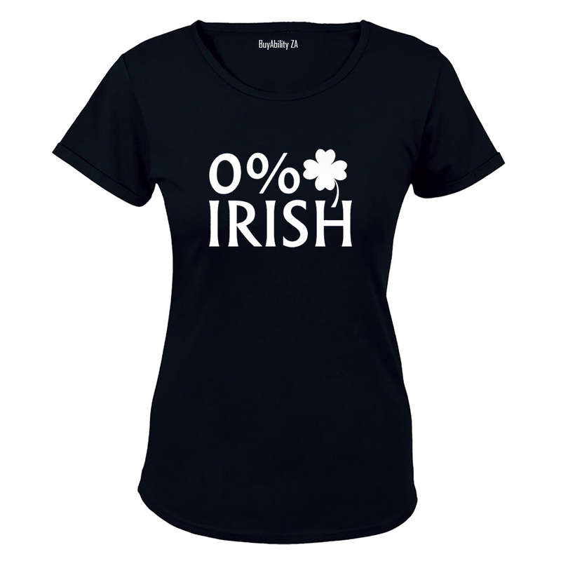 0% Irish - Ladies - T-Shirt