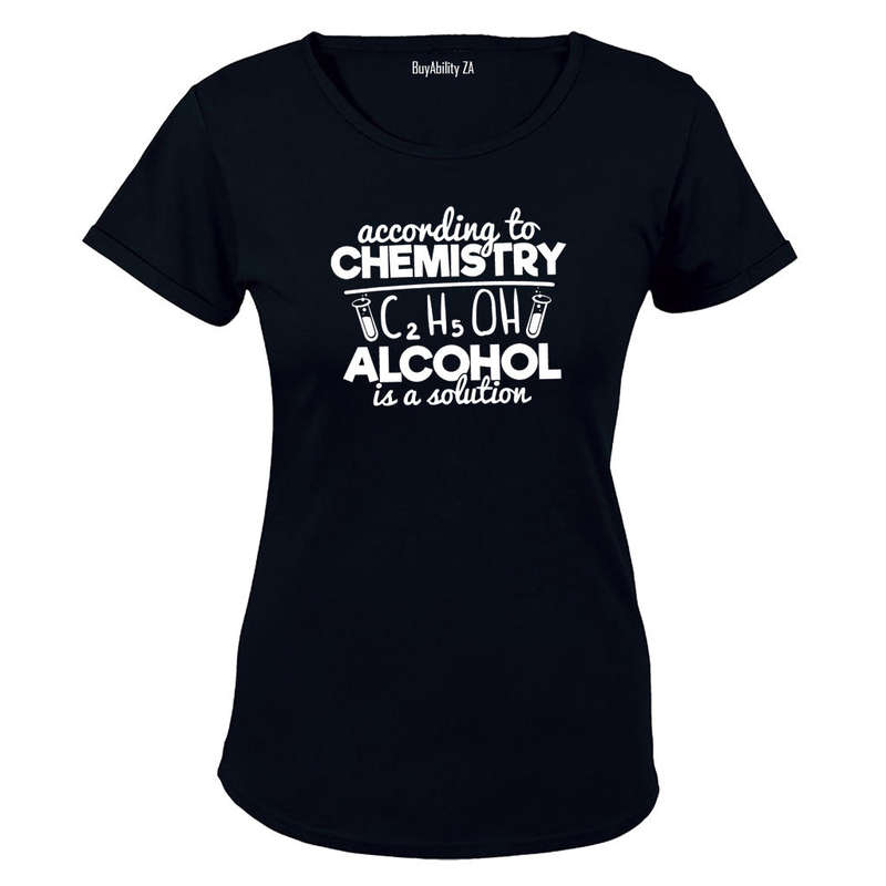 According to Chemistry - Alcohol - Ladies - T-Shirt
