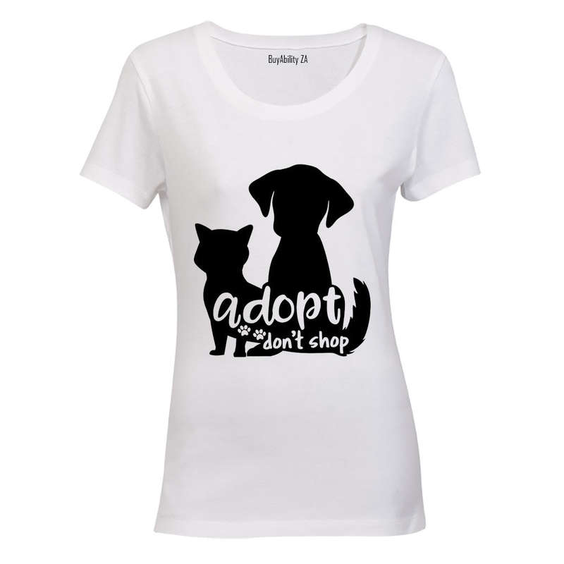 Adopt - Don't Shop - Ladies - T-Shirt