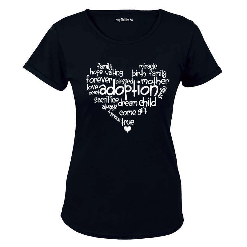 Adoption Heart - Ladies - T-Shirt