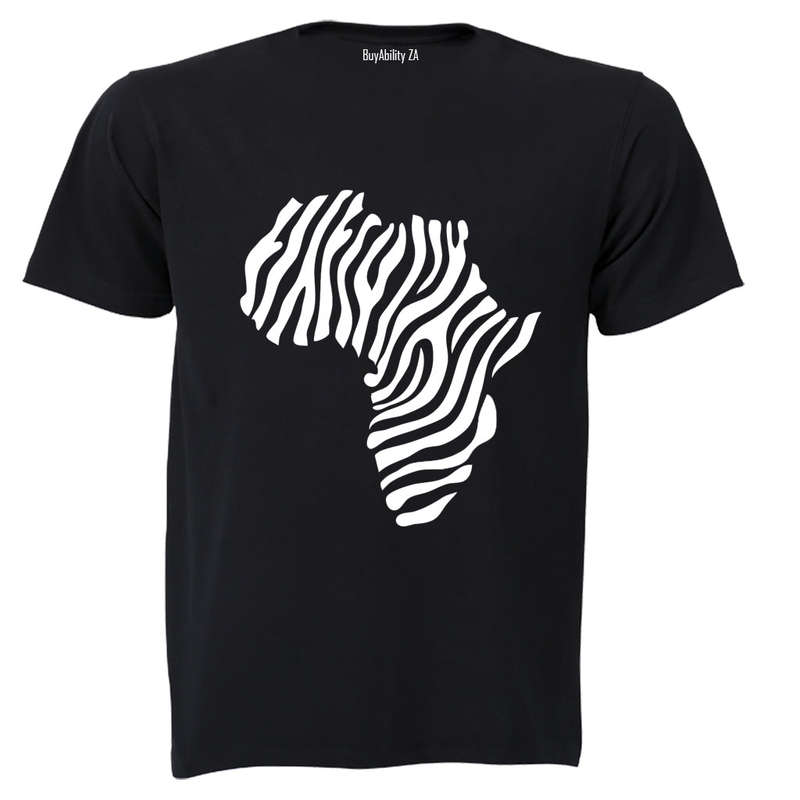 Africa - Zebra Print - Adults - T-Shirt