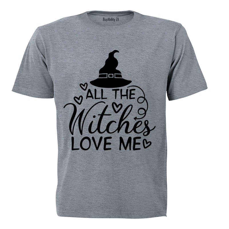 All The Witches Love Me - Halloween - Kids T-Shirt