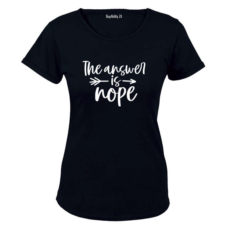 Answer is NOPE - Ladies - T-Shirt