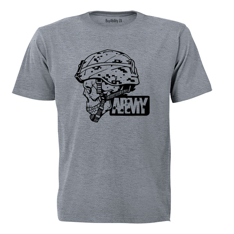 Army Military Skeleton Skull - Adults - T-Shirt