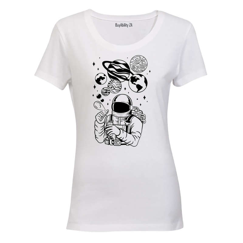 Astronaut Bubble - Ladies - T-Shirt