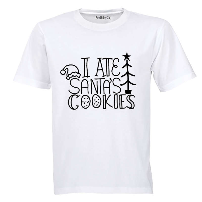 Ate Santa's Cookies - Christmas - Adults - T-Shirt
