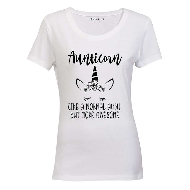 Aunticorn - More Awesome - Ladies - T-Shirt