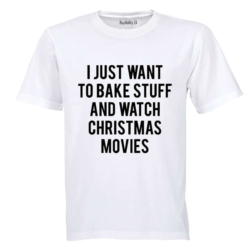 Bake Stuff & Christmas Movies - Kids T-Shirt