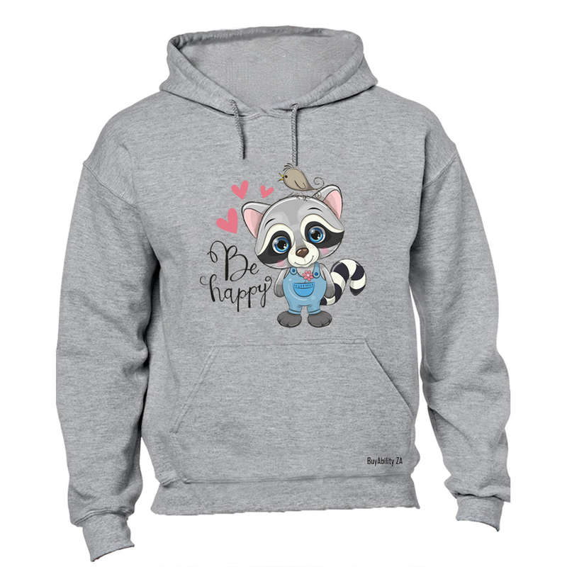 Be Happy Raccoon - Hoodie