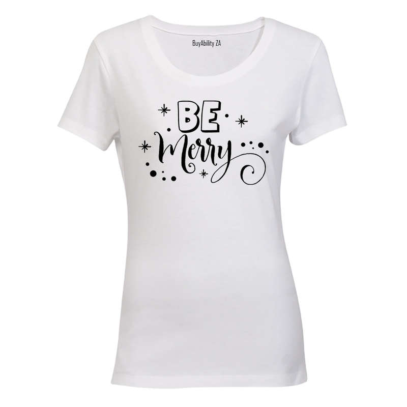 Be Merry - Christmas - Ladies - T-Shirt