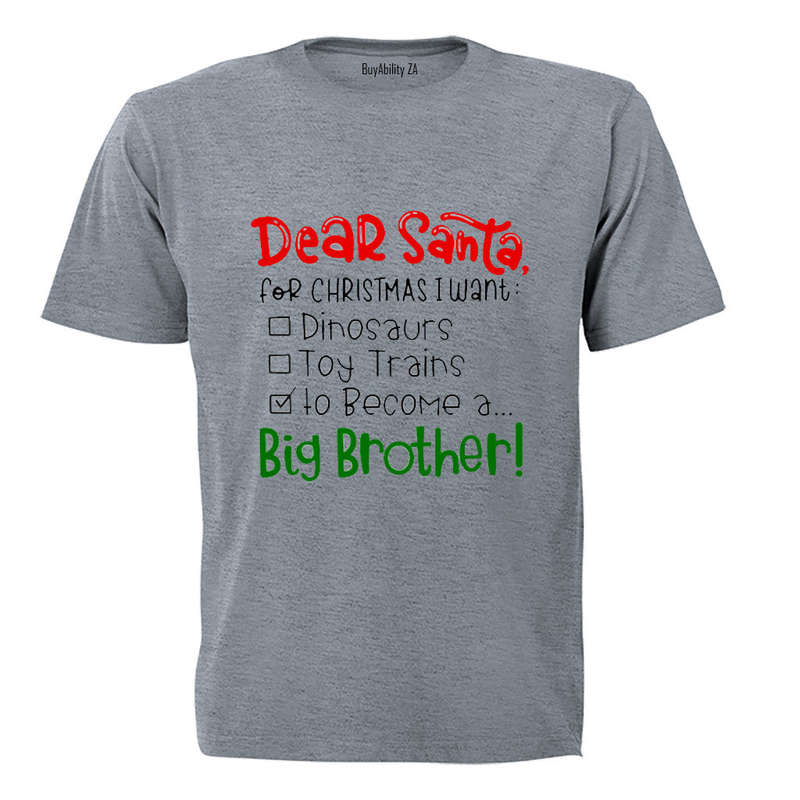Become A Big Brother - Christmas - Kids T-Shirt