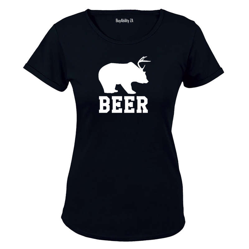 Beer - Bear + Deer - Ladies - T-Shirt