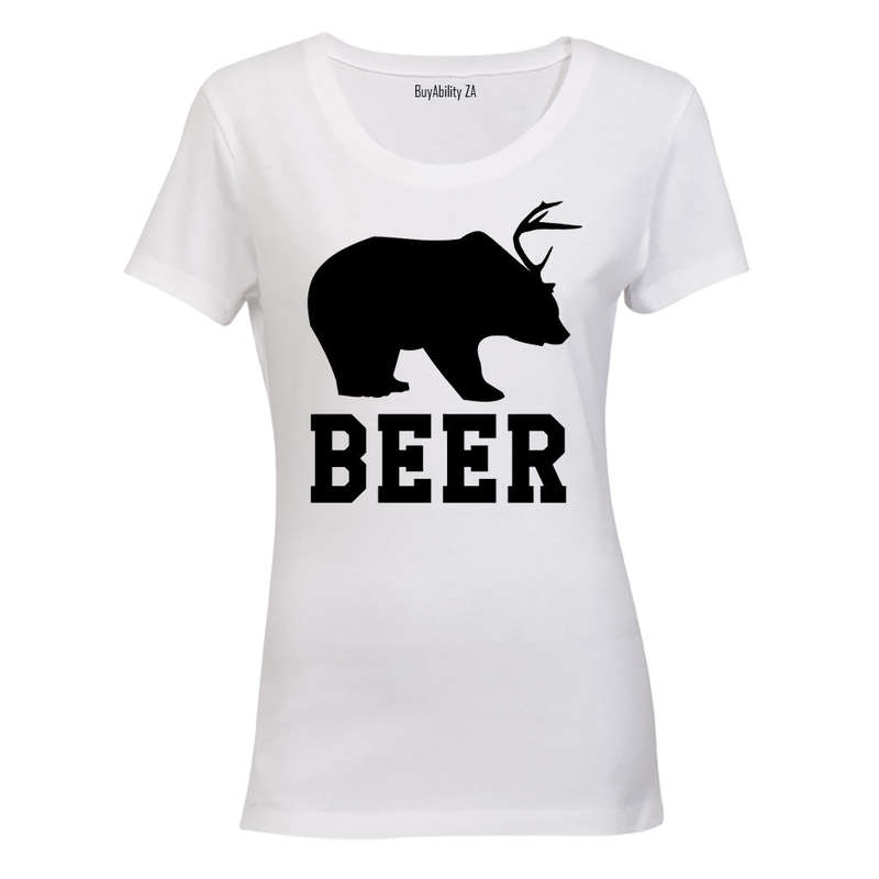 Beer - Bear + Deer - Ladies - T-Shirt