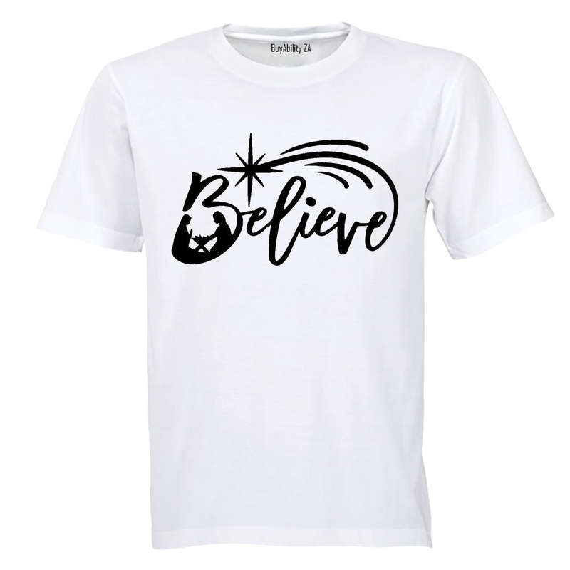Believe - Christmas - Adults - T-Shirt