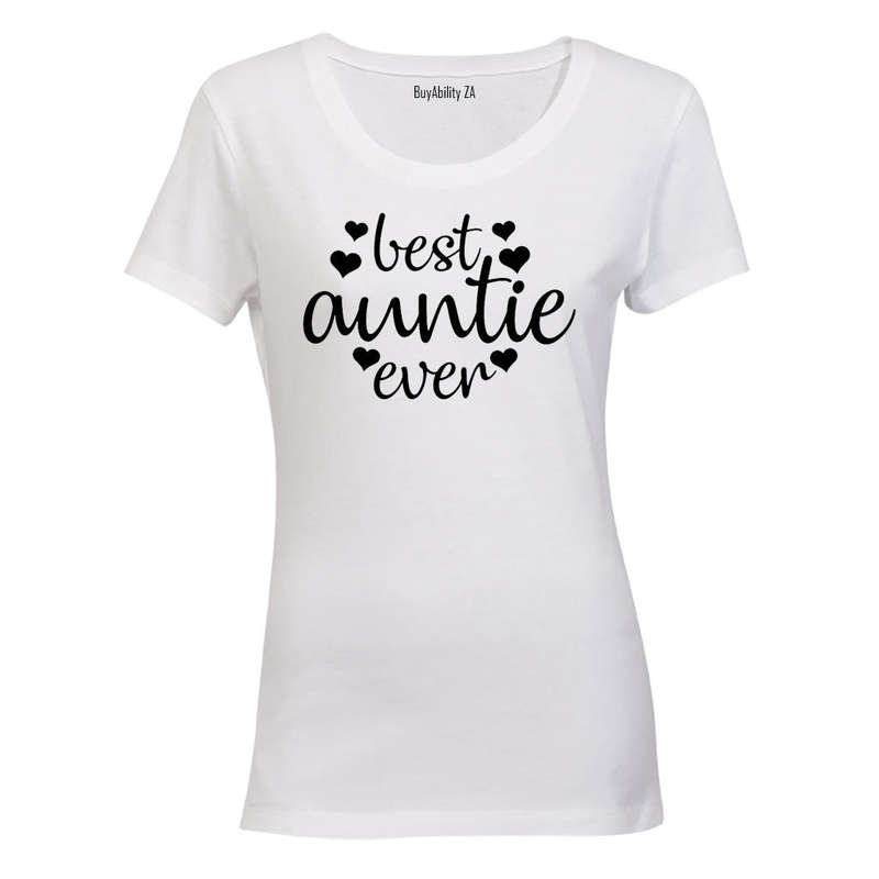 Best Auntie Ever - Hearts - Ladies - T-Shirt