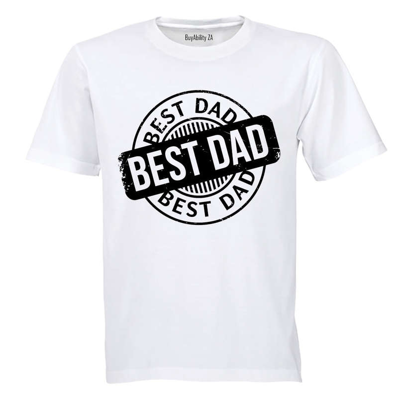 Best Dad - Circular - Adults - T-Shirt