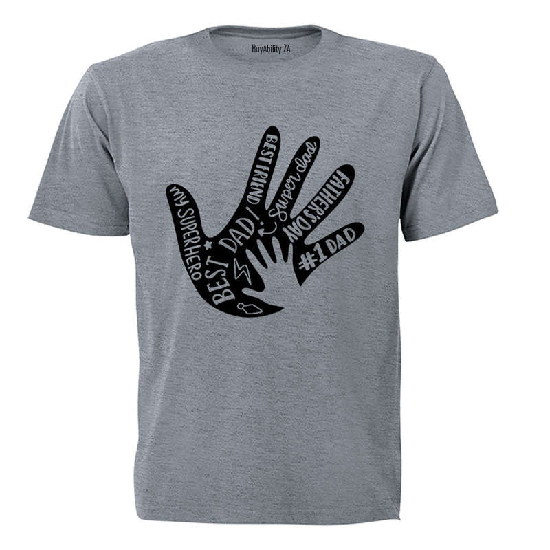Best Dad - Hand - Adults - T-Shirt