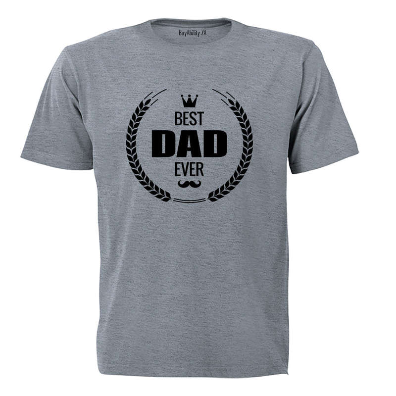Best Dad Ever - Wreath- Adults - T-Shirt