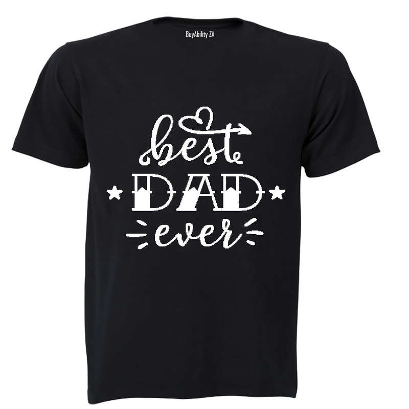 Best Dad Ever - Stars - Adults - T-Shirt