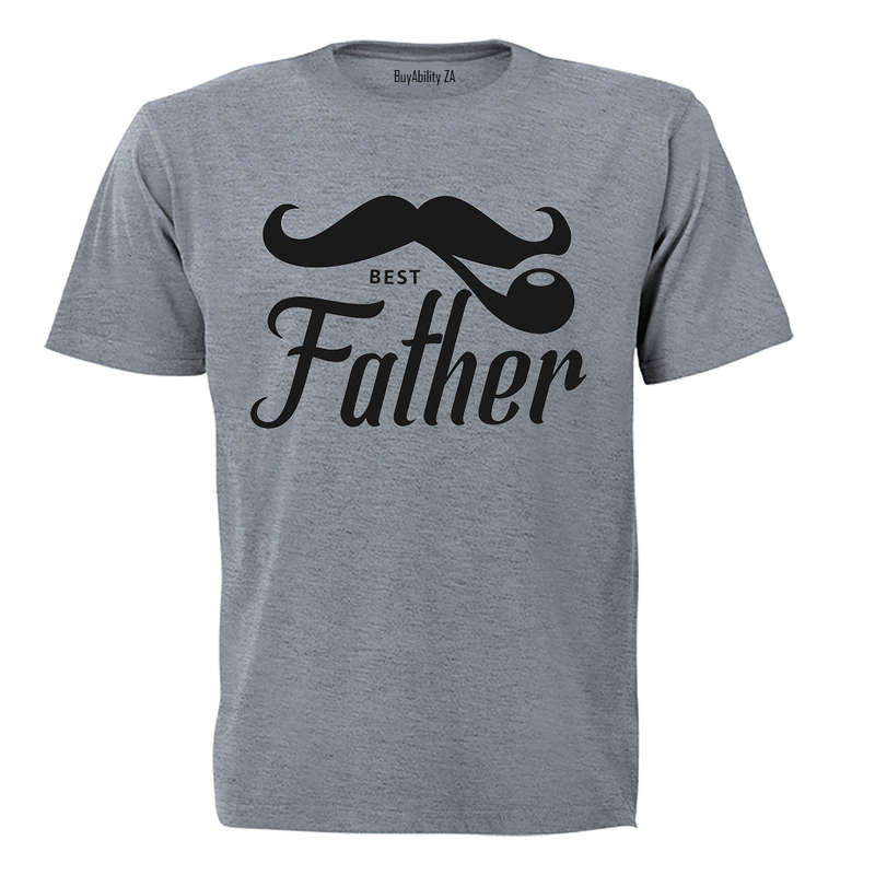 Best Father - Mustache - Adults - T-Shirt