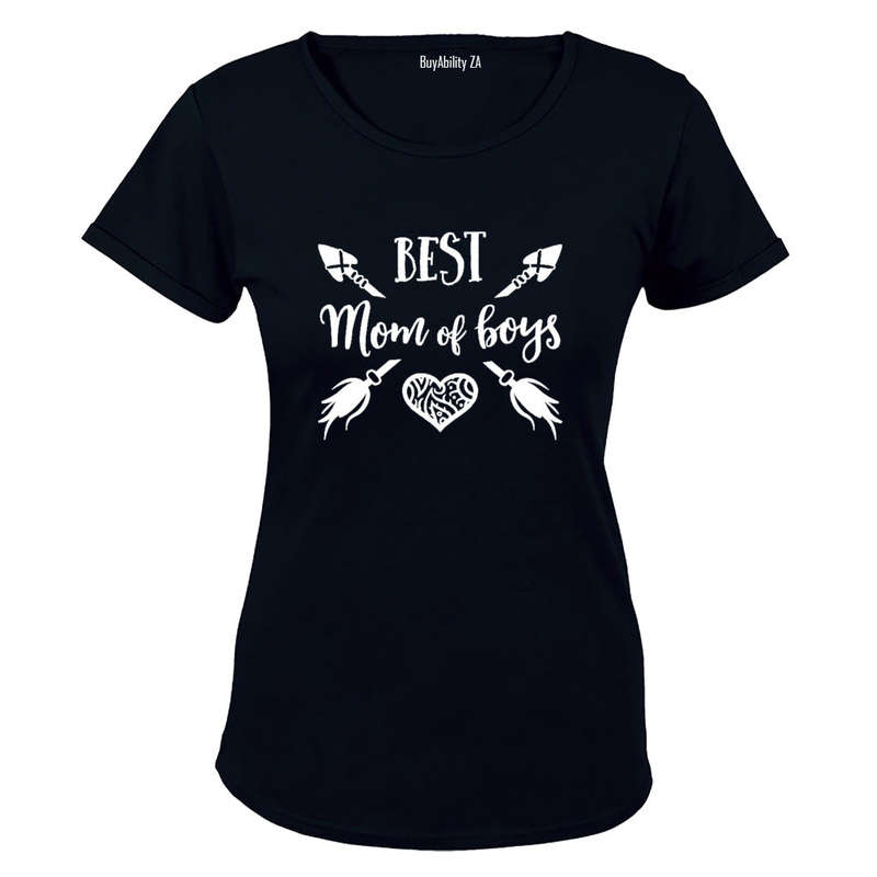 Best MOM of Boys - Ladies - T-Shirt