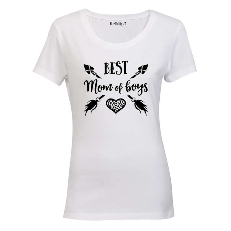 Best MOM of Boys - Ladies - T-Shirt