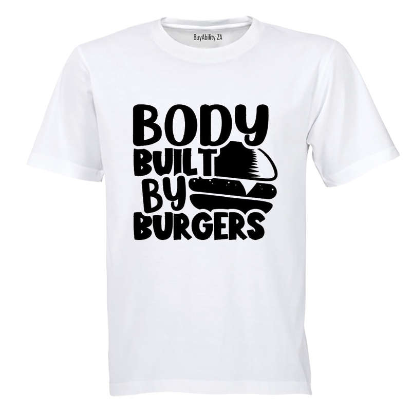 Body Built By Burgers - Adults - T-Shirt