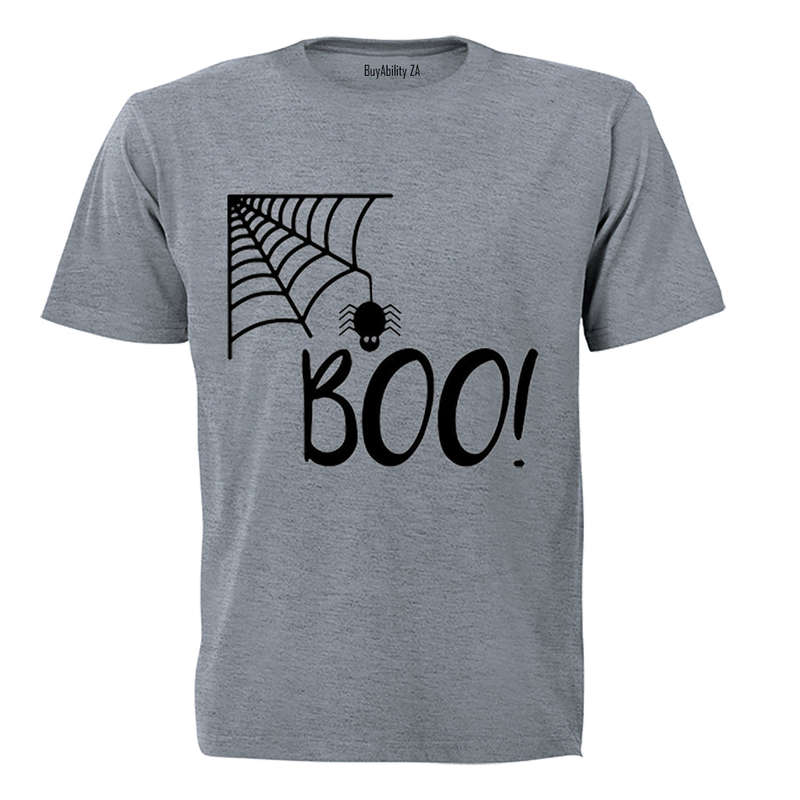Boo! Spiderweb - Halloween - Kids T-Shirt