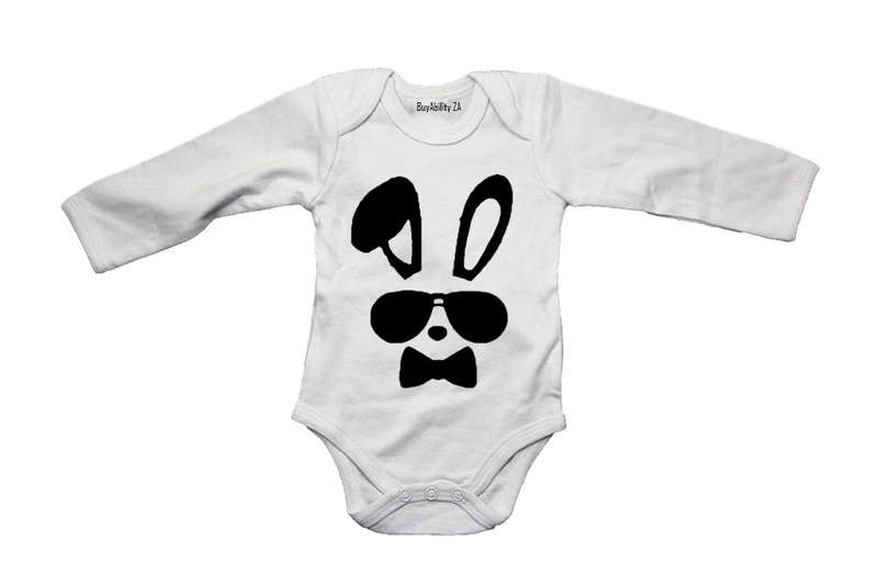 Bow Tie Easter Bunny - Baby Grow