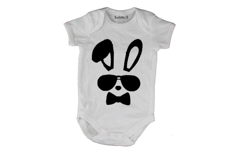 Bow Tie Easter Bunny - Baby Grow