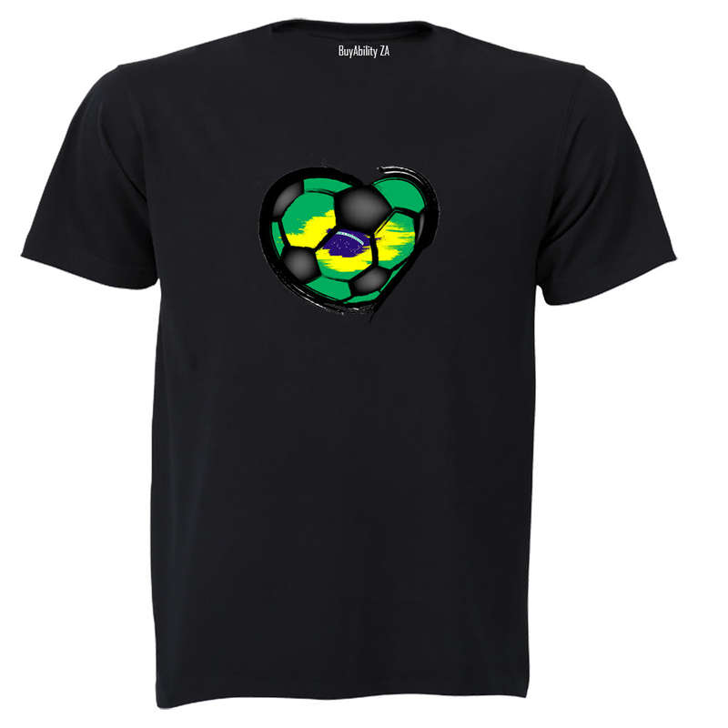 Brazil - Soccer Inspired - Adults - T-Shirt