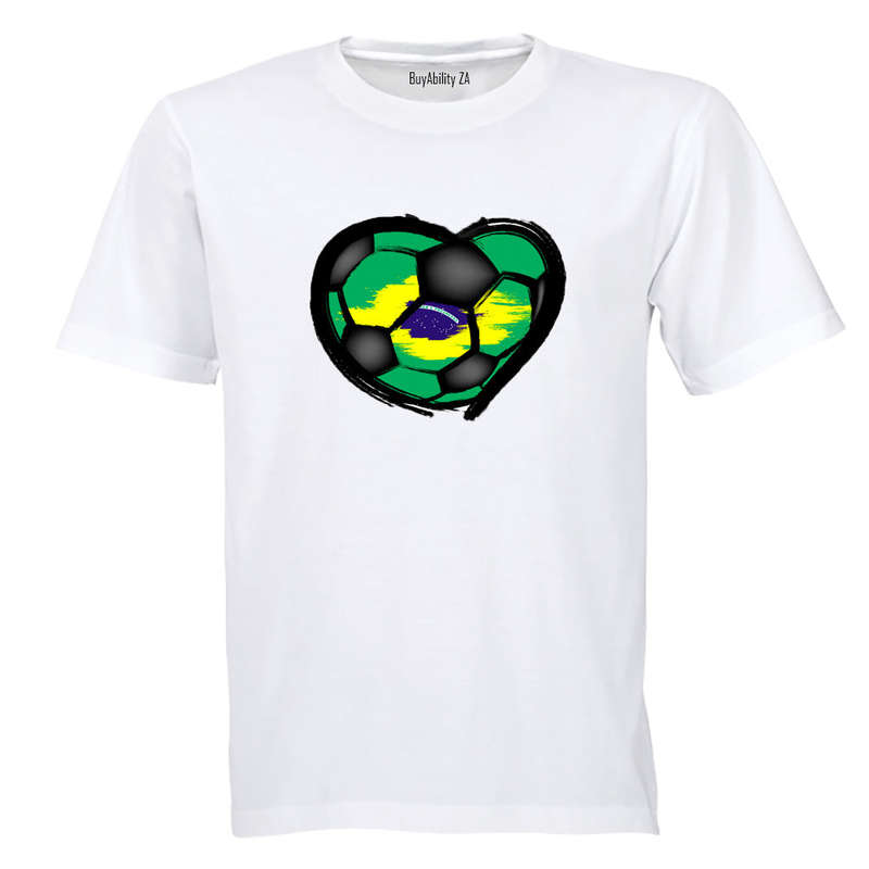Brazil - Soccer Inspired - Adults - T-Shirt