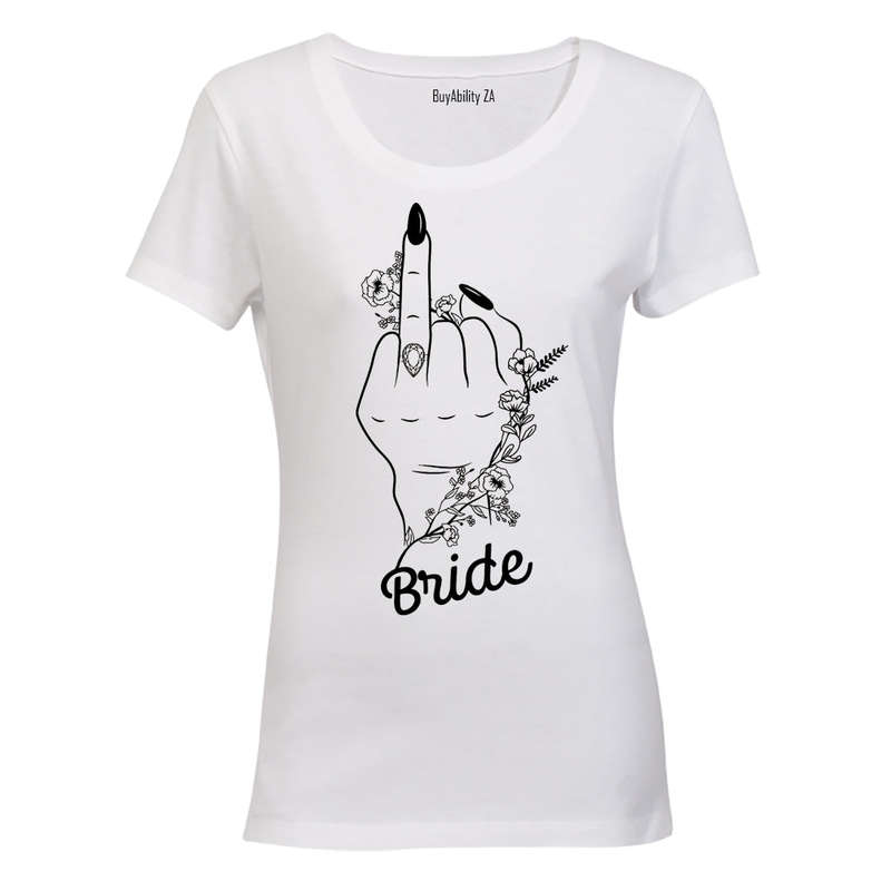 Bride - Floral Hand - Ladies - T-Shirt