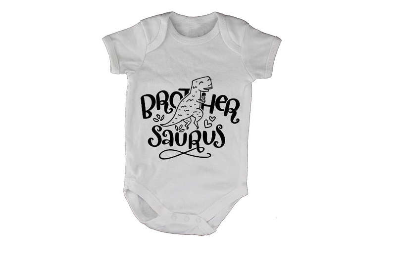 Brother-saurus Dinosaur - Baby Grow