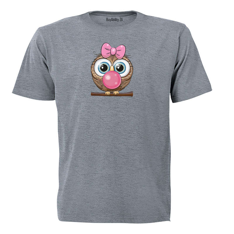 Bubblegum Owl - Kids T-Shirt