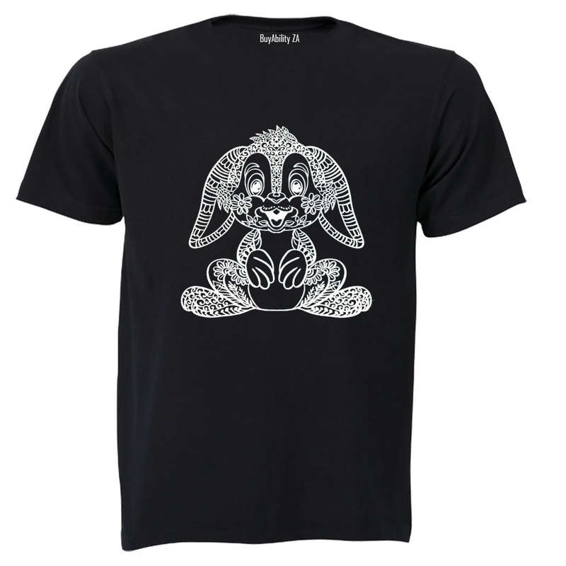 Bunny Stencil - Easter - Kids T-Shirt