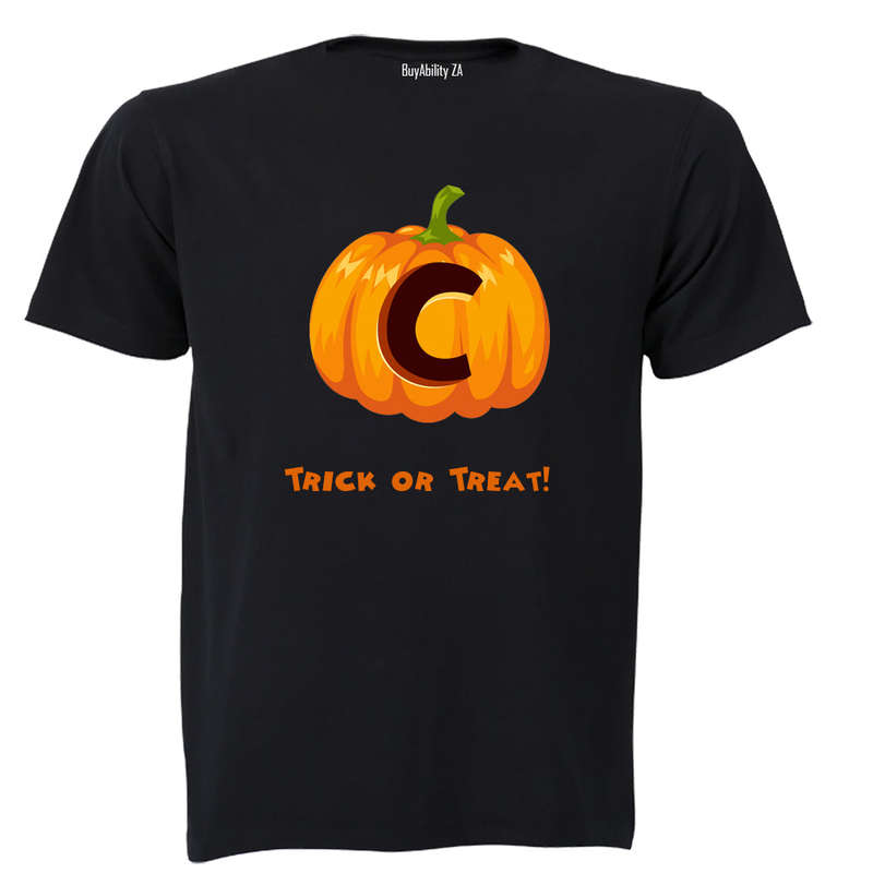 C - Halloween Pumpkin - Kids T-Shirt