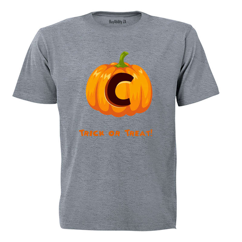 C - Halloween Pumpkin - Kids T-Shirt