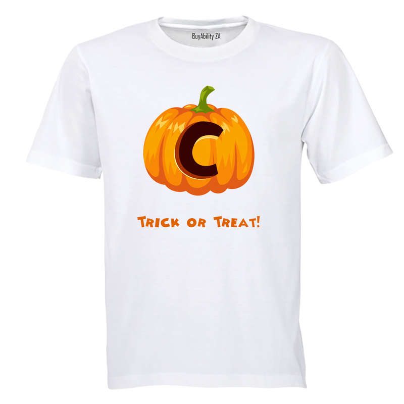 C - Halloween Pumpkin - Kids T-Shirt