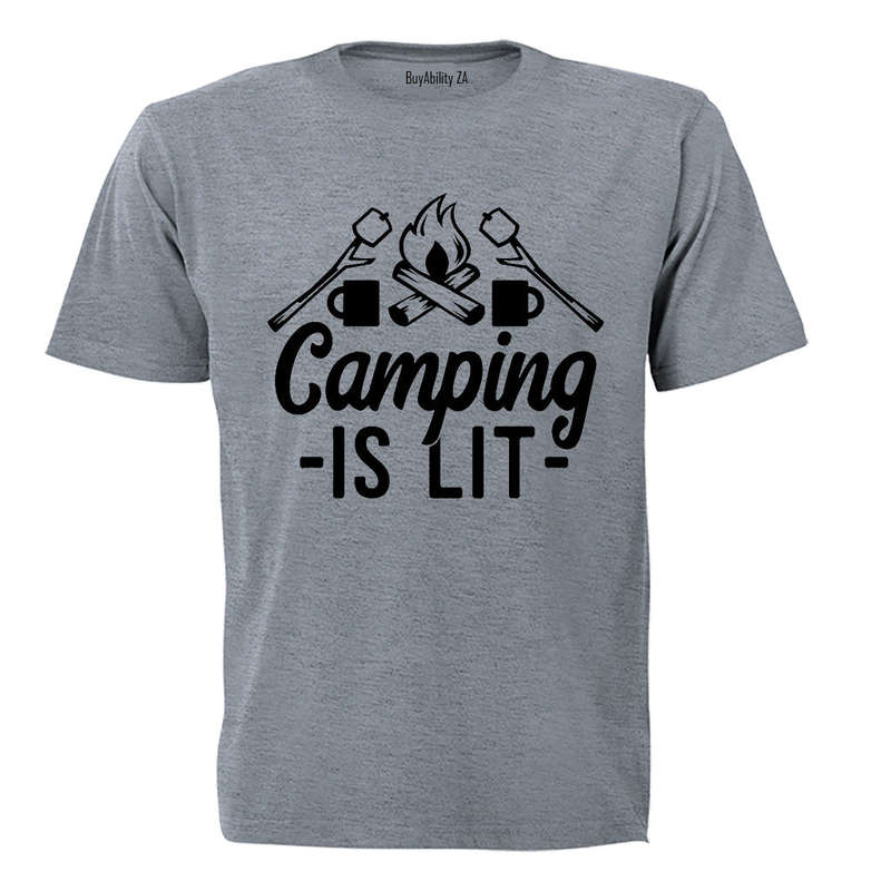 Camping is Lit - Kids T-Shirt