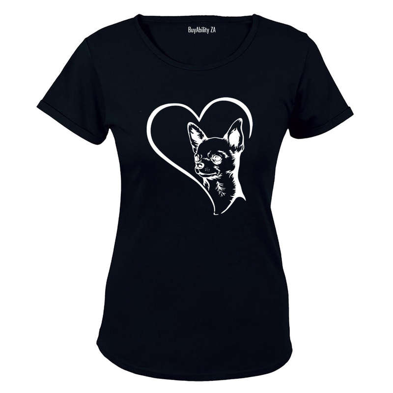 Chihuahua Heart - Ladies - T-Shirt