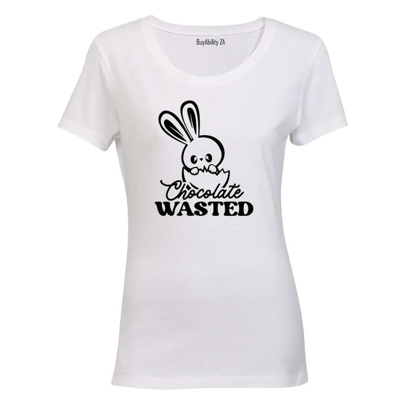 Chocolate Wasted - Easter - Ladies - T-Shirt