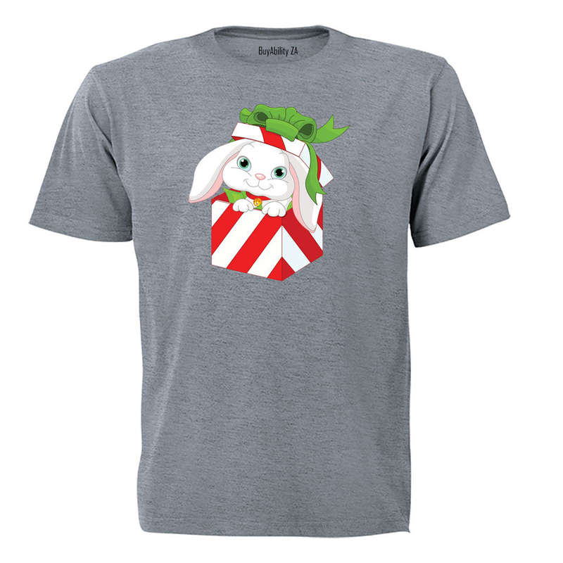 Christmas Bunny Gift - Kids T-Shirt