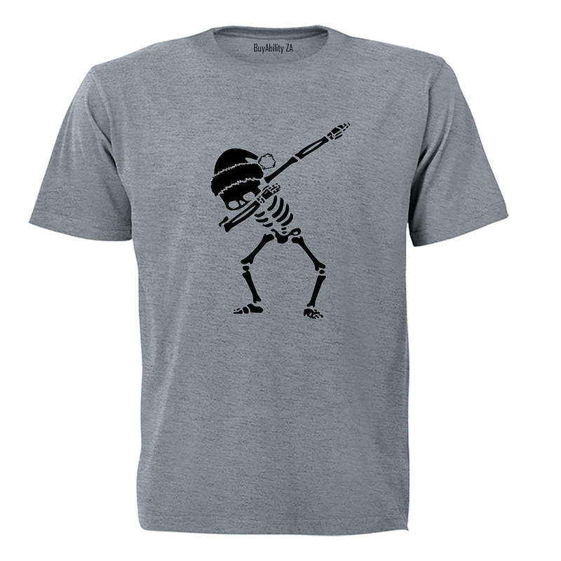 Christmas Dabbing Skeleton - Adults - T-Shirt