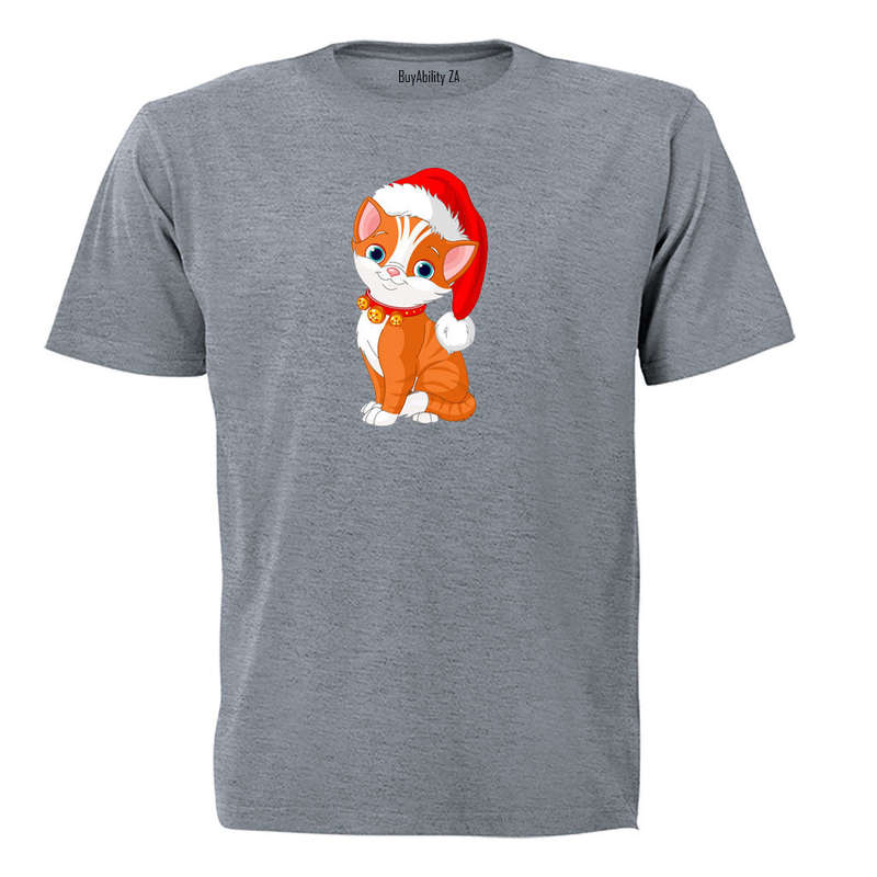Christmas Kitten - Kids T-Shirt